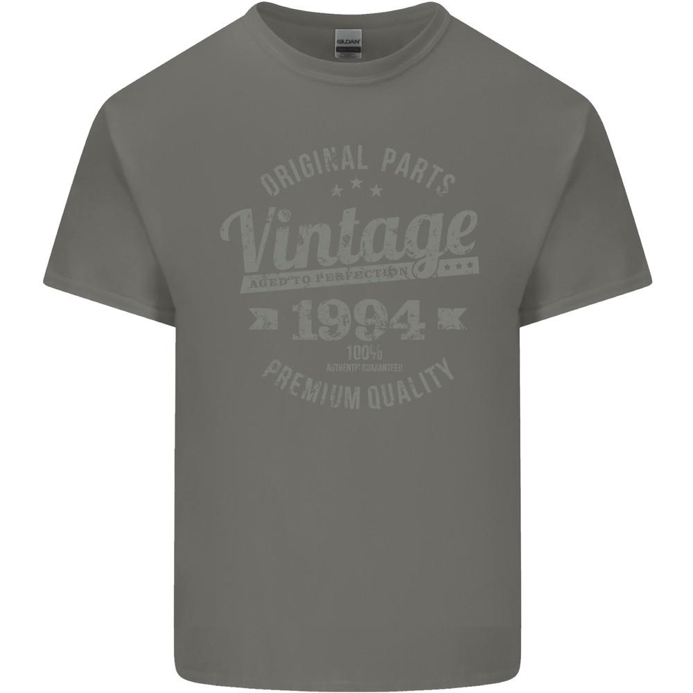 Vintage Year 31st Birthday 1994 Mens Light Cotton T-Shirt Charcoal Unisex T-Shirt XXXL
