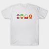 Herren Schwarzes Print-T-Shirt South Park Haupt vier No-Cut Transferpapier Druck Baumwoll-T-Shirt