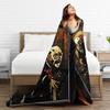 Masquerade Clan Nosferatu Revised Knitted Blankets Flannel  Super Warm Throw Blankets for Airplane Travel Bedspread
