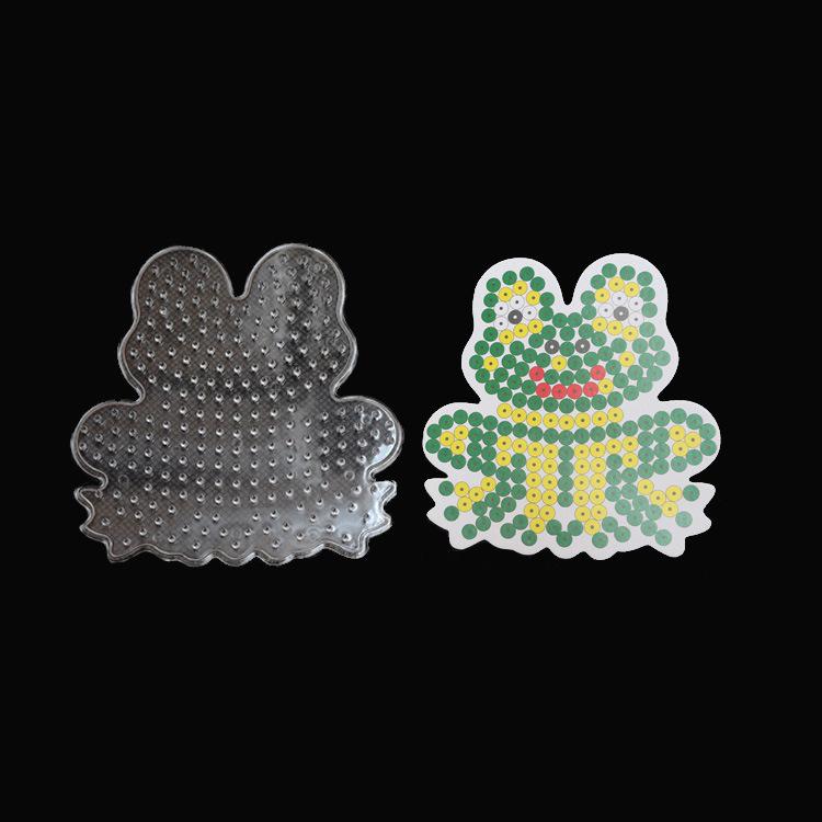 Yantjouet 5mm Mini Pegboard Animal Board Transparent Template Board DIY Pixel Art Figure Material Hama Perler Beads For Children