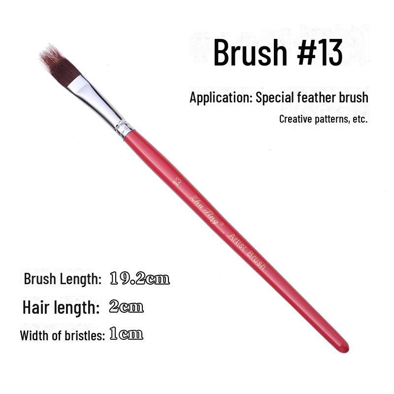 17-Piece Face Painting Brush Set for Various Artistic Techniques Like Line Work, Embossing, Blending, and More.