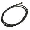 Braided Motorcycle Brake Hose Flexible Clutch Oil Line 12 Inch Metal Rubber Pipe for Bike Hydraulic Brakes