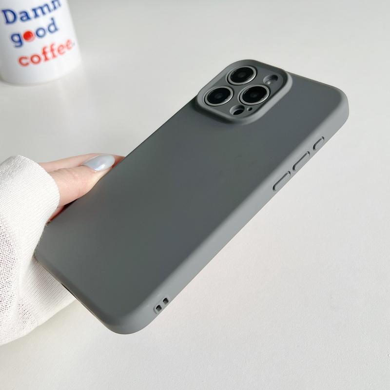 Pentru iPhone 16 15 Pro Max 14 Pro 13 12 11 Huse Culoare Solidă Silicon Lichid Subțire Protecție Obiectiv Moale Mat Rezistent la Șocuri pentru Magsafe Husă Magnetică pentru Telefon