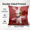 Anime R-Rabbids InvasionS Cushion Cover Comfortable Reversible Pillow Cover Ideal for Car Sofa Bedroom & Beyond