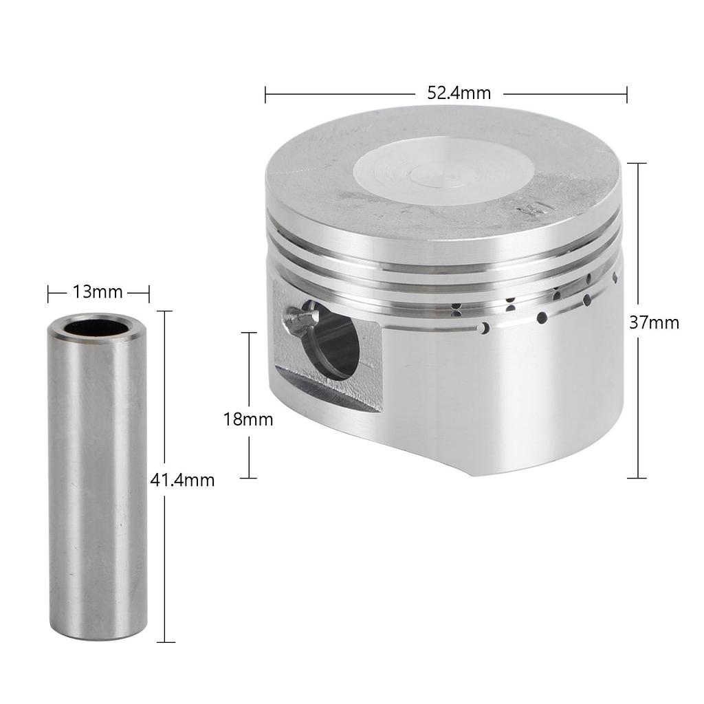 52.4mm 13mm Pin Piston Gasket Kit LIFAN 110cc 125cc Engine PIT TRAIL DIRT BIKE