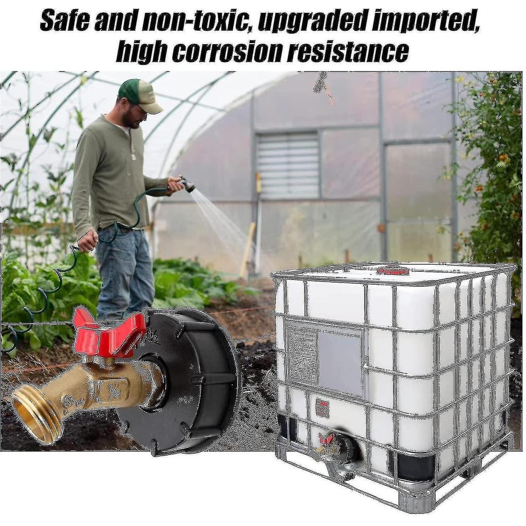 2023-275-330 Gallon Ibc Water Tank Adapter, 2" Coarse Thread