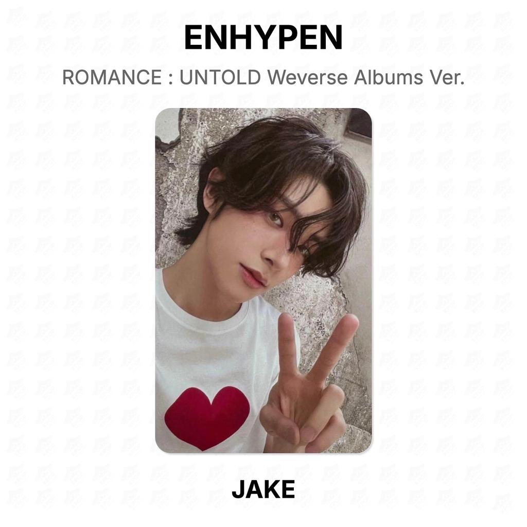 ENHYPEN ROMANTIK : UNTOLD Weverse Alben Version. Offizielle Fotokarte