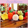 Cuddly Plush Fruits Vegetables Keychain Pendant Dolls Banana Orange Peach Eggplant Carrot