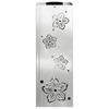 Solar LED Path Light 2 Pcs Silver Galvanized Steel