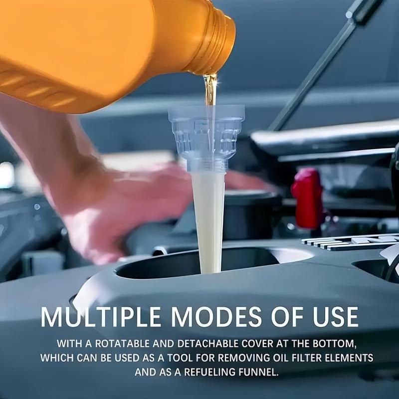Automotive Oil Change Funnel Equipment Oil Funnel Fill Funnel Tool Gasoline Engine Funnel For Automotive Car Refueling Funnel