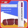Portable Red Double Happiness Standard Badminton Net for Singles/Doubles - Wear-Resistant, No Hook, Outdoor Use