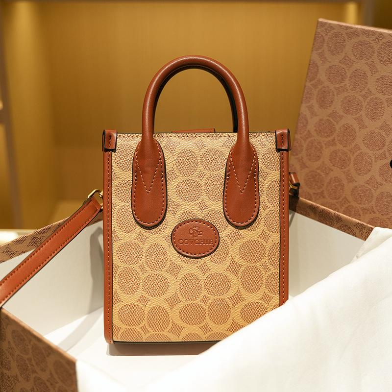 

Женская сумка 2025 новая портативная сумка для нот через плечо маленькая мини-сумка из кожи