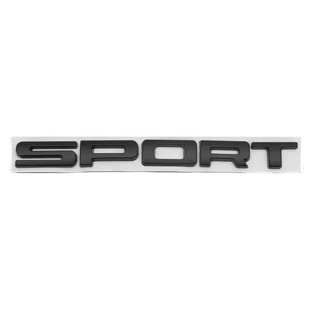 Car Styling Metal SPORT Letters Logo Emblem Car Rear Trunk Badge Sticker Decal For Land Range Rover SV Autobiography Discovery