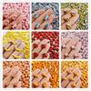5 peças Pingentes Esmaltados Joaninha Abelha Croissant Sorvete Para Suprimentos de Fabricação de Joias Pingente de Comida/Animal Banana 3D Materiais DIY
