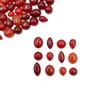 Natural Red Onyx Mix Shape Cabochon Loose Gemstone Lot 30-35 Pcs 7-11 MM 100 CT Red Onyx Cabochon Gemstone For Jewelry Making