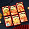 6pcs Chinese Style New Year Money Bag Blessing Lucky Red Pocket Money Packet  Celebration Party