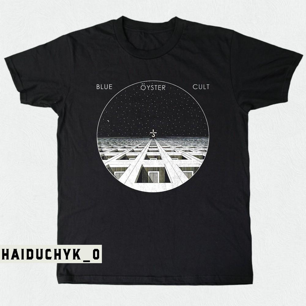 

Blue Oyster Cult Tee Retro 1978 On Tour Unisex Black T-shirt Size S-5XL Unisex T-Shirt S