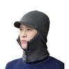 Unisex Warm Hat Neck Gaiter Warm Trapper Hat for Skiing Skateboarding Thick Windproof Ushanka Hat for Cold Weather