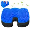Thick Gel Zero Chair Compact Honeycomb Gel Seat Cushion Cover Highly Suitable for All for the At Distributes Body Pressure Cushion, Gravity, Cushion,