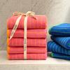 5 Pinstripe 200g Hotel Towels