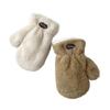 Thick Velvet Plush Winter Gloves with Lanyard - Cold & Frost-Proof for Students & Cyclists