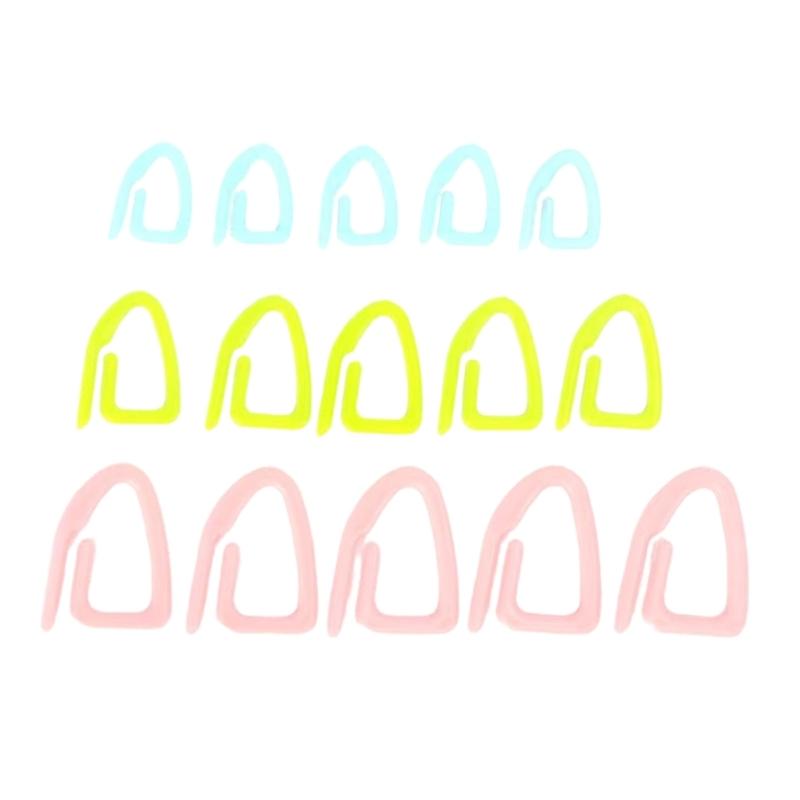 15 Pcs Knitting Markers Stitching Markers Weaving Counter Neddles Safety Pins Knitting Accessories for Crochet Lovers 1