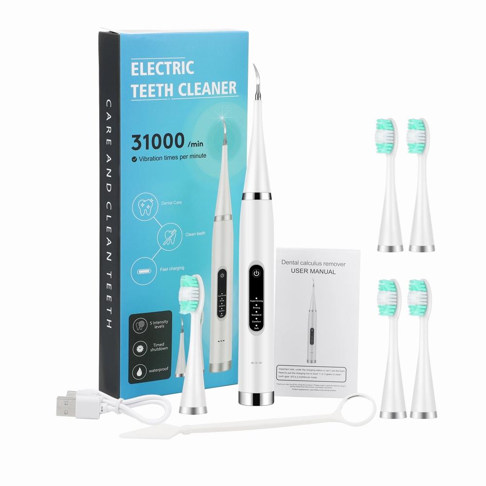 Electric Tooth Brush Sonic Toothbrush Tartar Eliminator Scraper Clean Dental Scaler Calculus Stone Remove Teeth Brush Oral Care