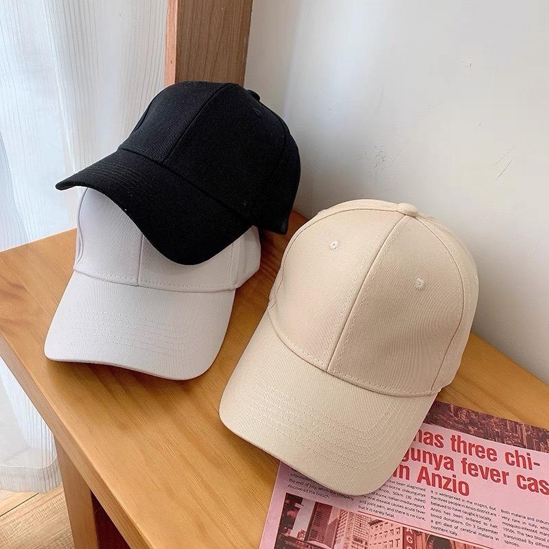 Classic Solid Color Hard Top Baseball Cap Men's Summer Pure Cotton Light Version High Top Sun Hat Children's Four-season Versatile Baseball Cap