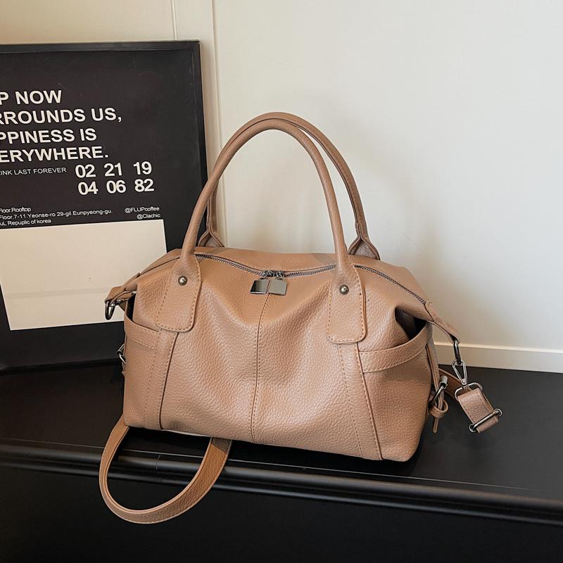 Vintage Tote Bag Women's Shoulder Bag Large Capacity Commuter Crossbody Bag