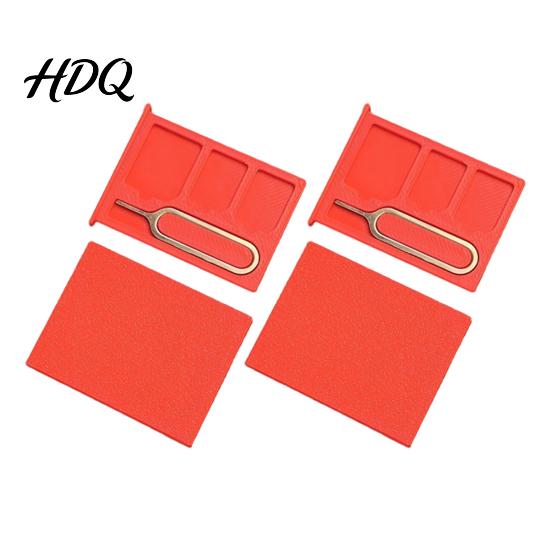Portable SIM Card Box 2Pcs 3D Printed One-Piece Storage Box Multi-slot Case