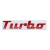 New TURBO Car Rear Emblem Suitable for Turbocharged Performance Modification Badge, 3D Metal Separate Letter TURBO Trunk Sticker