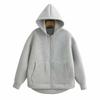 Women's Loose Hooded Zipper Sweatshirt Jacket - Solid Color, Long Sleeve, Casual Fashion for Spring & Autumn