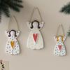 DIY Hanging Ornament Resin Pendant Mold Faceless Angel Plaster Mold Concrete Mould  Craft Supplies