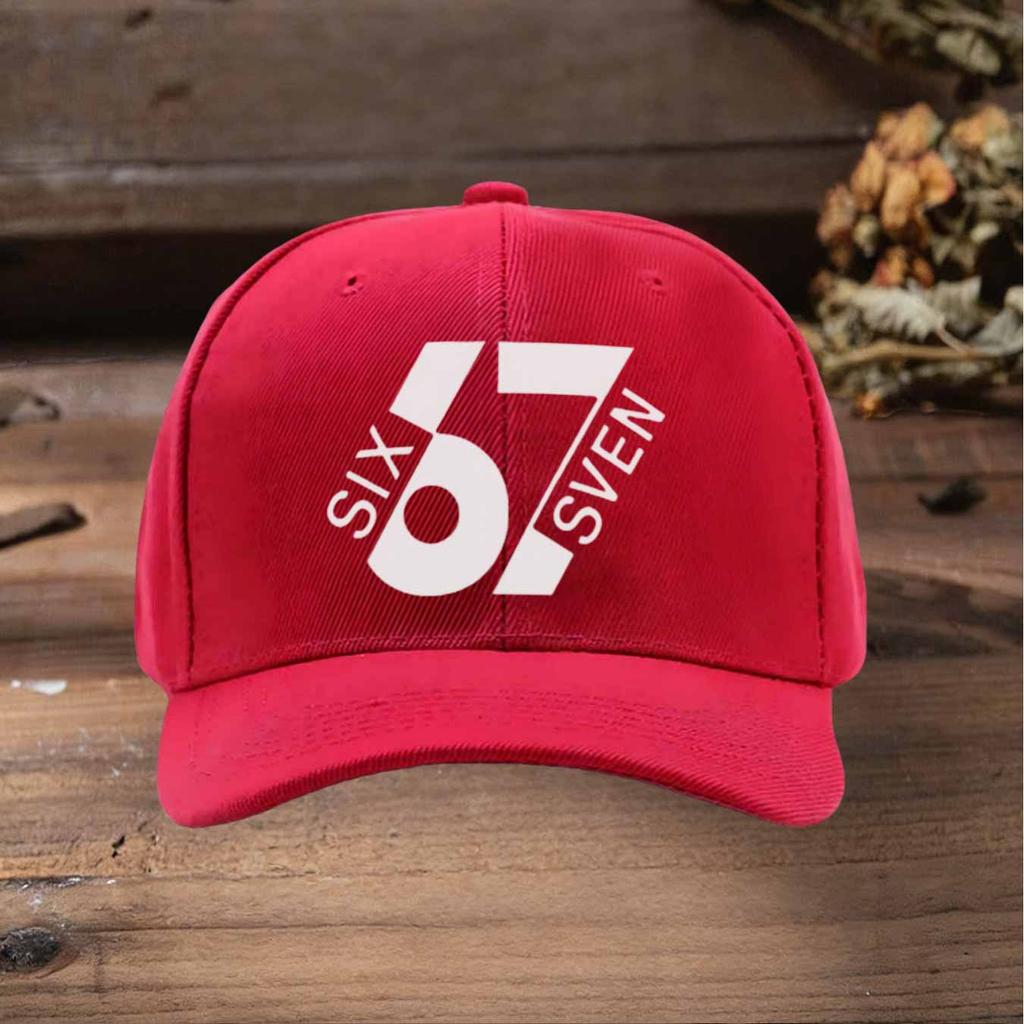Adjustable Baseball Cap With Six Sven Digital Logo Multiple Colors One Size Fits Most