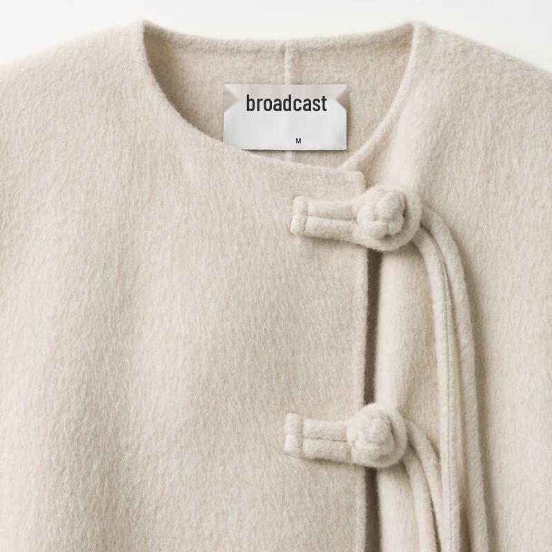 Broadcast Women's New Chinese Style Wool Blend Short Coat