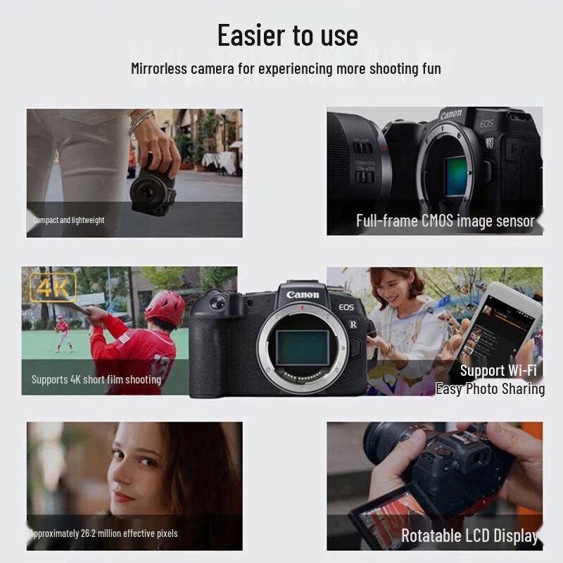 Canon EOS RP Full-Frame Mirrorless Camera with RF 24-105mm STM Kit (CN version)