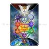 Kabbalistic Tree Of Life With Planets Kabbalah The Tree of Life Serpentine Apotheosis Metal Customize Retro Tin Sign Poster