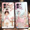Phone Case Cover for Xiaomi Mi 17 Pro Max 15 14 13 12 11 Ultra 15T 14T 13T 12T 11T Pro Lite Soft TPU Shell Cartoon Girl Fundas