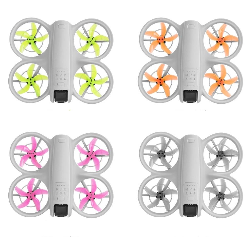 Good Performance And Durability For DJI NEO 2 Propellers Colorful 5-Blade Paddles Multi-Color Matching Multi-Color Mix And Match