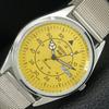 YENİLENMİŞ SEIKO 5 OTOMATİK 6309A VİNTAGE JAPON ERKEK SARI SAAT a442318-1