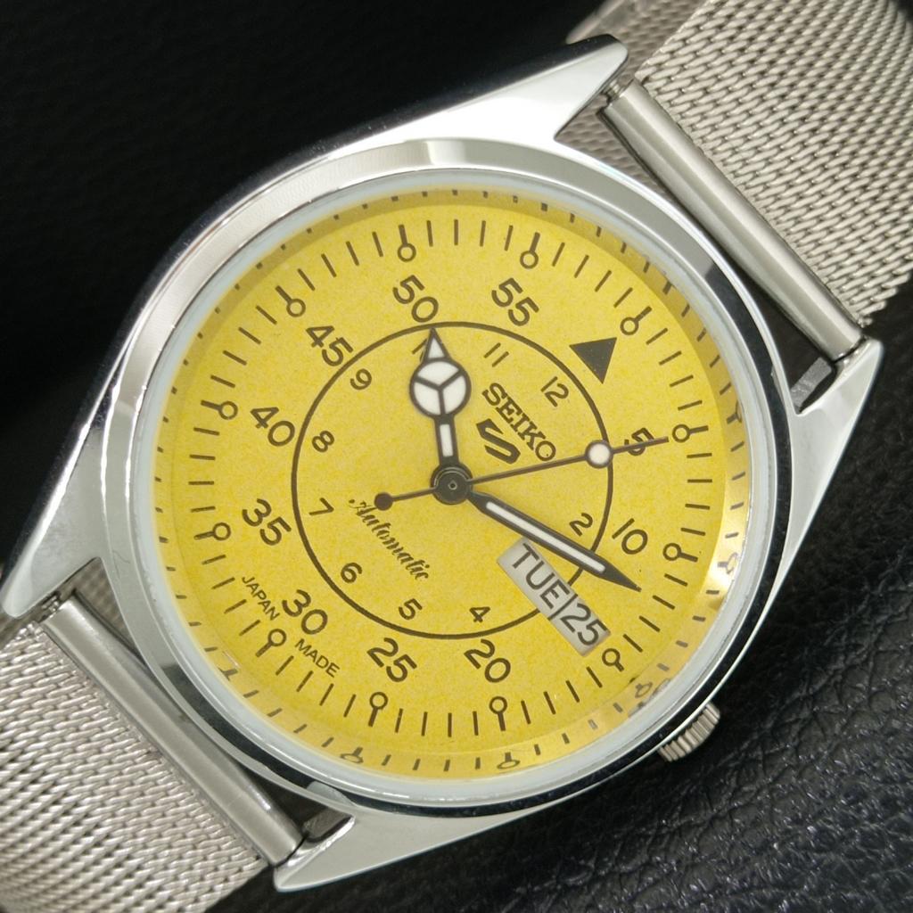 

ВІДНОВЛЕНИЙ SEIKO 5 АВТОМАТИЧНИЙ 6309A ВІНТАЖНИЙ ЯПОНСЬКИЙ ЧОЛОВІЧИЙ ЖОВТИЙ ГОДИННИК a442318-1