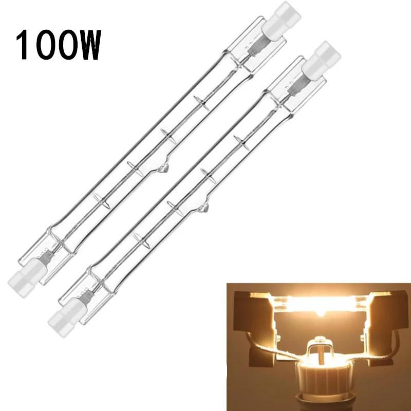 

1/2/5/10PCS R7S 118mm 100W 200W 300W 400W Halogen Lamp Double Ended Linear Light Bulb AC220-240V Household Halogen Bulbs 1PC