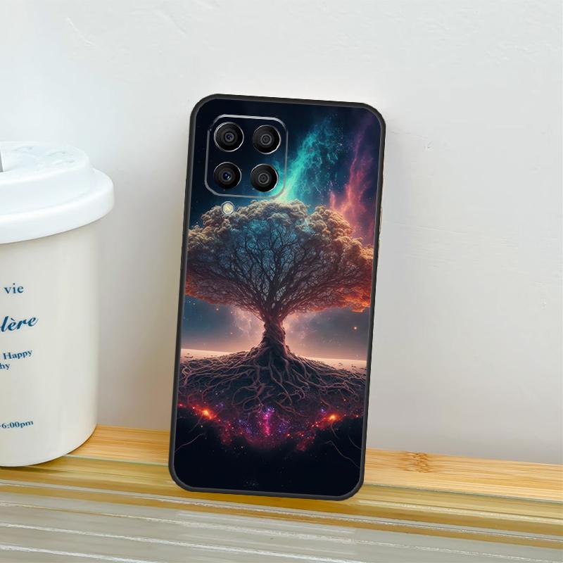 Tree of Life Space Galaxy Stars Case For Samsung Galaxy M52 M32 M12 M16 M14 M54 M13 M33 M53 M56 M36 M31 M11 M35 M55 M15 M06