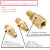 8pcs R12 R134a Car Air Conditioner Conversion Adapter for Old Car Air Conditioner