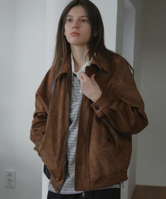 Ellioti Irene Suede Blouson Jacket_2Color