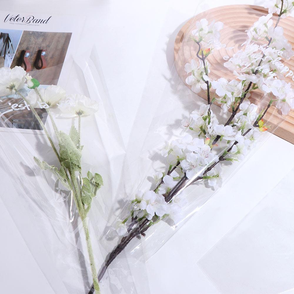 50Pcs Package Supplies Flower Packaging Bag Waterproof Bouquet Packing Material  Wedding