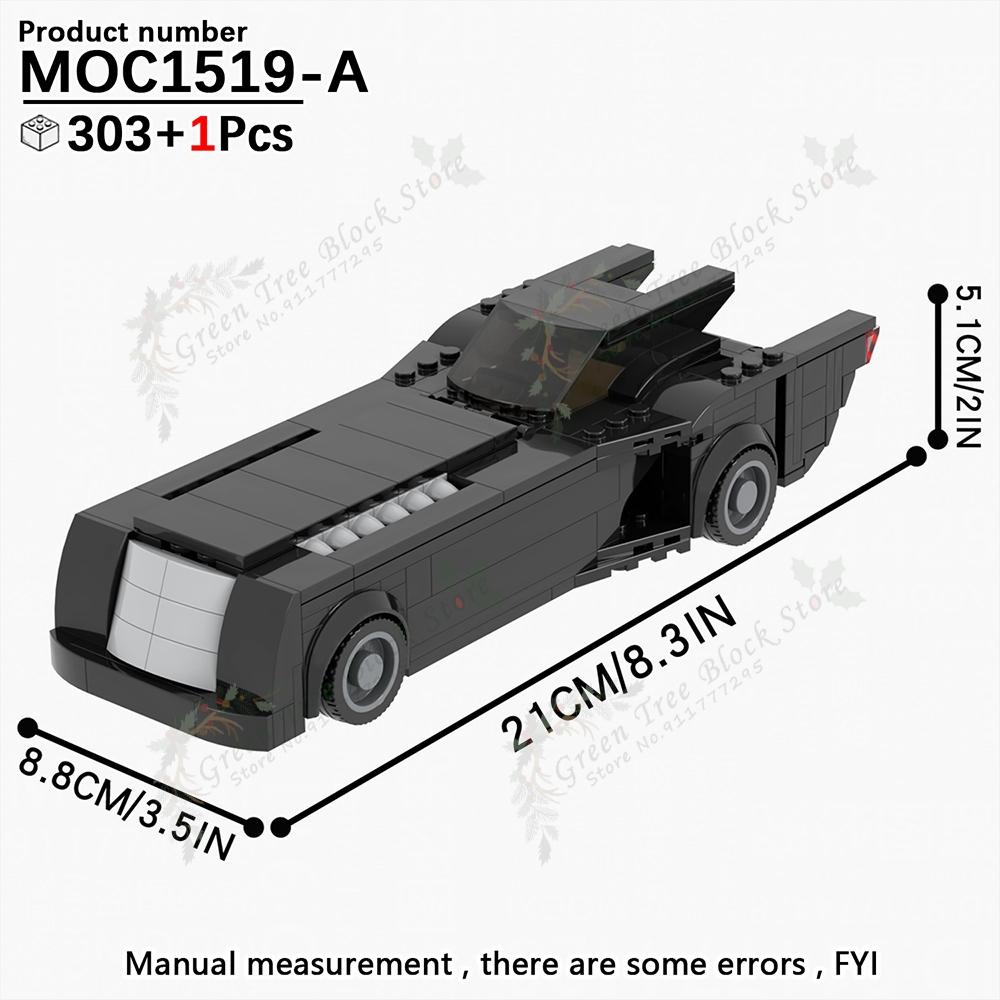 Super Movie MOC Bat Heros Motorcycle Mecha Fighter Jet Base Creative Adult Building Block Set Model Assemby Bricks Toy Kid Gifts