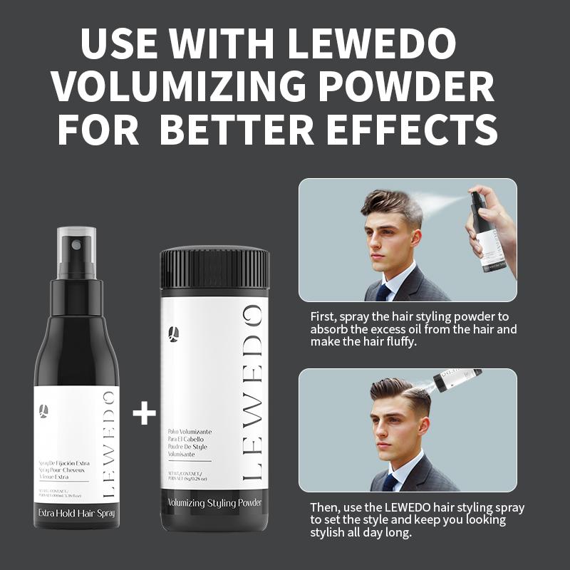 Hair Fiber Styling Hair Holding Spray Hair Styling Spray Daily Use Intense Texturizing Powder Iightweight Matte Setting Powder Men & Women
