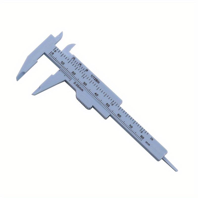 10pcs 0-80mm Rose Pink Double Scale Sliding Gauge Permanent Makeup Tool Tattoo Eyebrow Line Lip Ruler For Tattoo Measuring