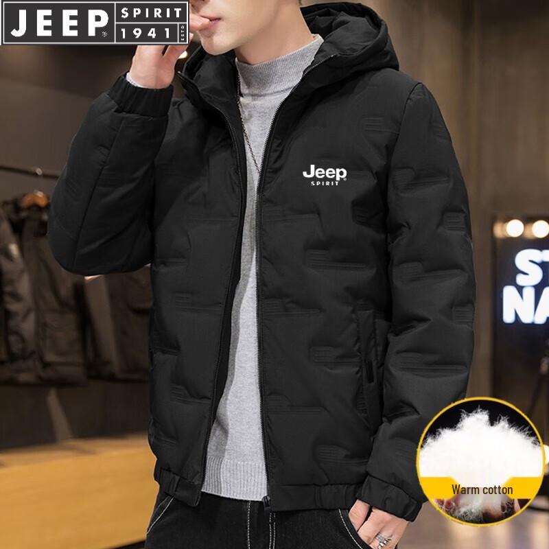 JEEP SPIRIT Men's Hooded Padded Jacket